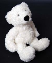 Pottery Barn Kids Gund White 15" TEDDY BEAR Plush